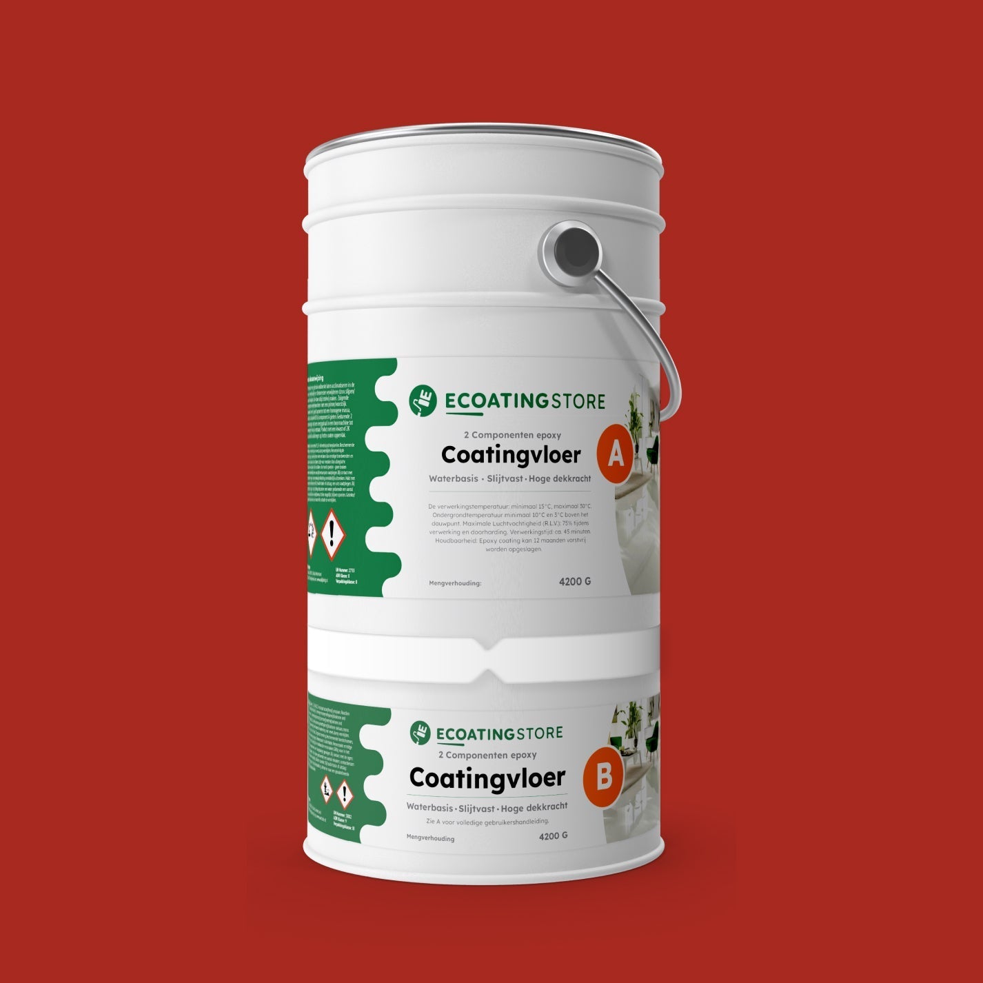 Vloercoating - RAL 3000