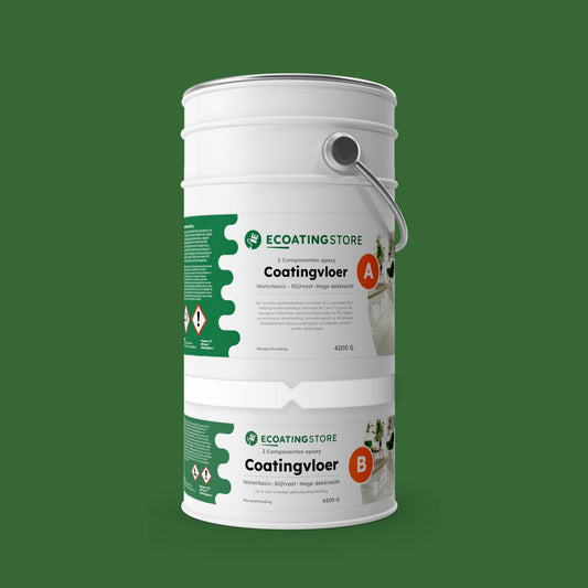 Garage vloercoating - RAL 6001