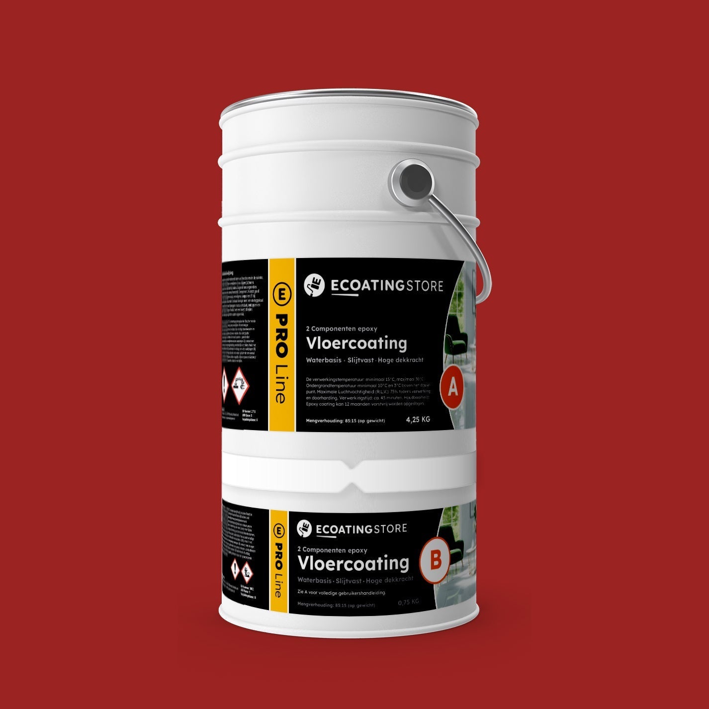 Vloercoating - RAL 3002