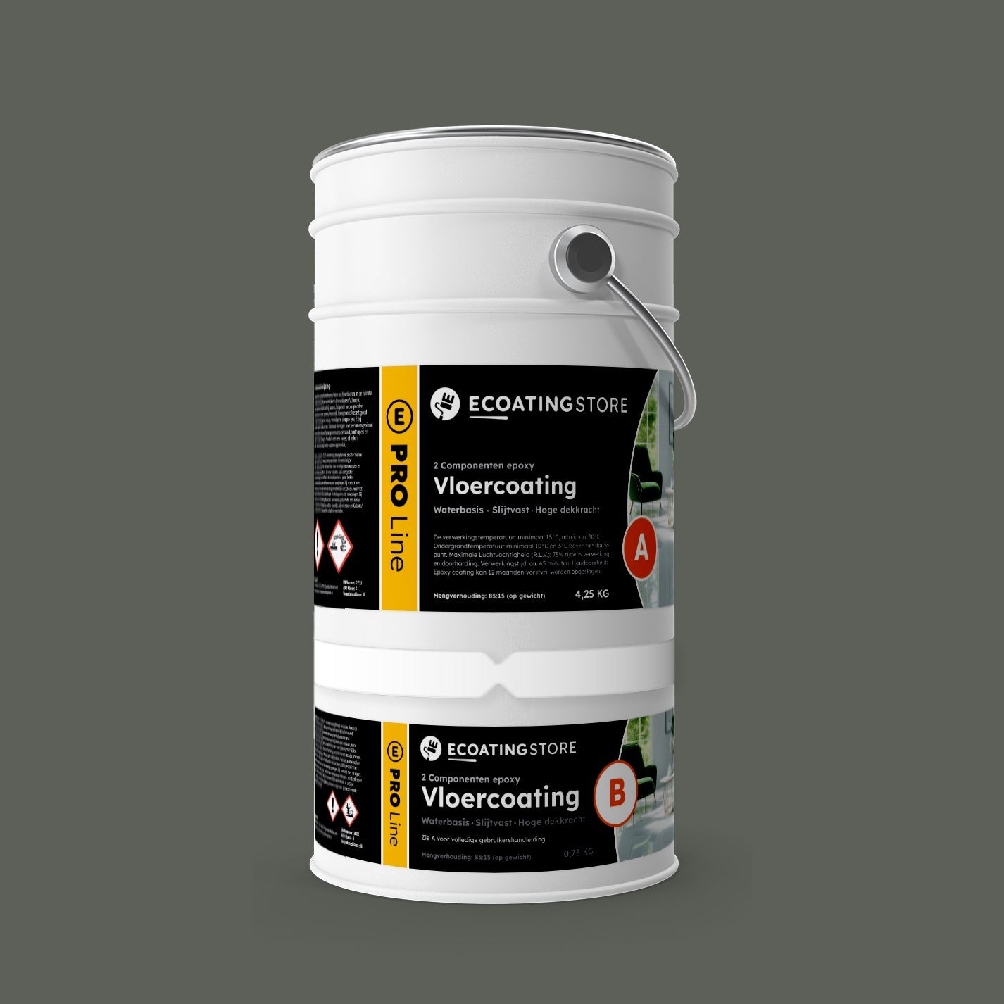 Garage vloercoating - RAL 7009