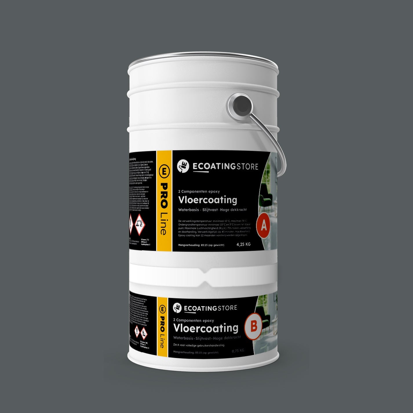 Garage vloercoating - RAL 7012