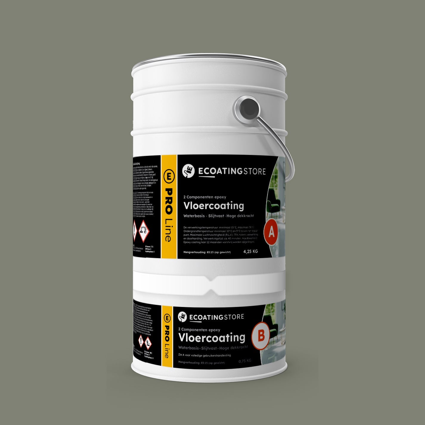 Rivestimento per pavimento del garage - RAL 7033