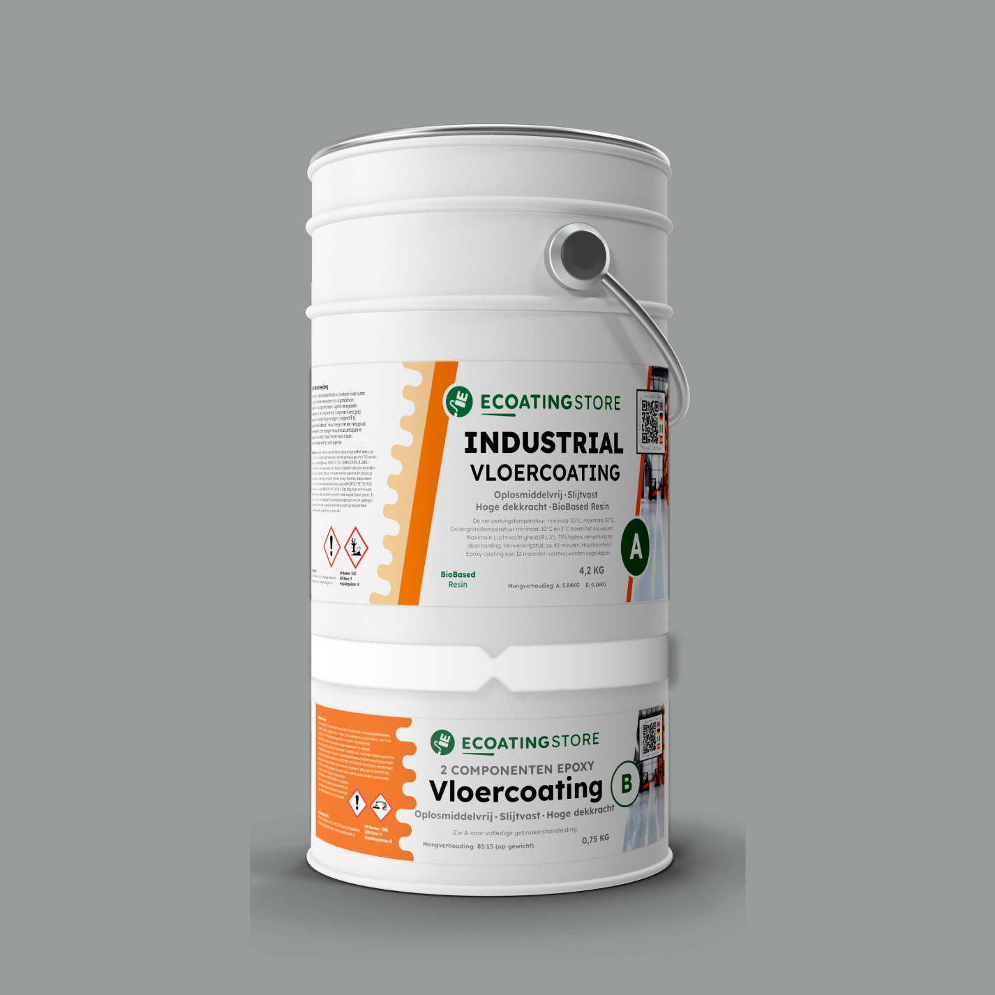 Industrial Vloercoating - RAL 7004