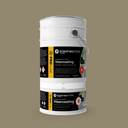 Pavimento epossidico - RAL 7034