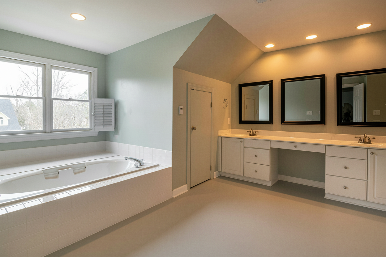 Rivestimento pavimento garage - RAL 7032